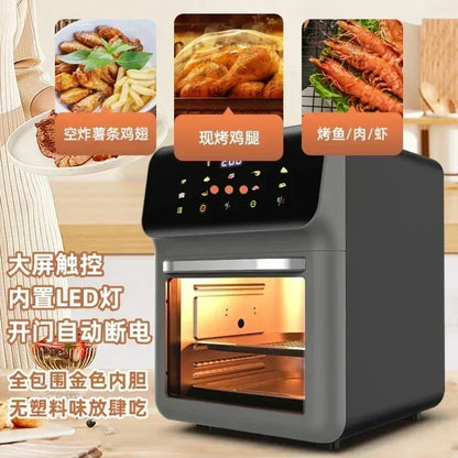 New Visual Air Fryer 110V/220V 15L Large Capacity Home Visual Air Fryer Oven Kitchen Appliance Freidoras De Aire