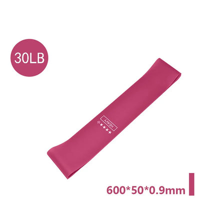 Portable Fitness Workout Equipment Rubber Resistance Bands Yoga Gym Elastic Gum Strength Pilates Crossfit Women Weight Sports