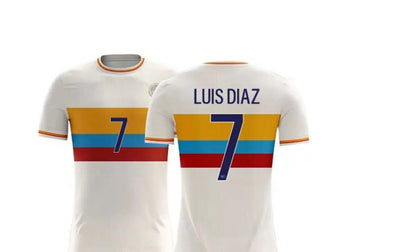 Colombia Men's Streetwear Football Quality 3d Printed Quick Drying Breathable Couple Tees For Men_women Short Sleeve T-Shirt