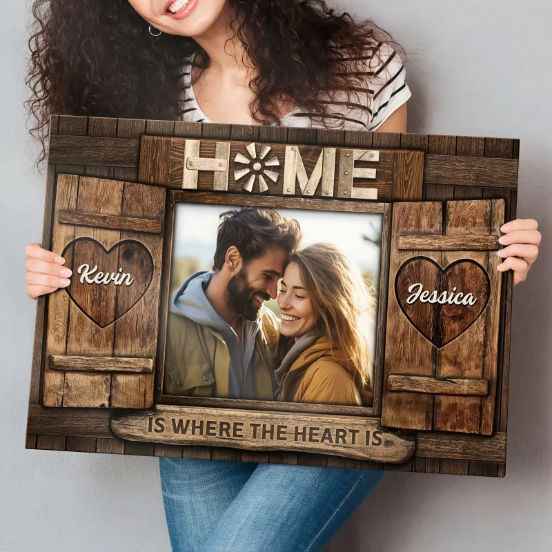 1pc Custom Art Decoration - Suitable for Couples, Lovers,pefect for Bedroom,Living Room, Home Office, Dormitory Decoration