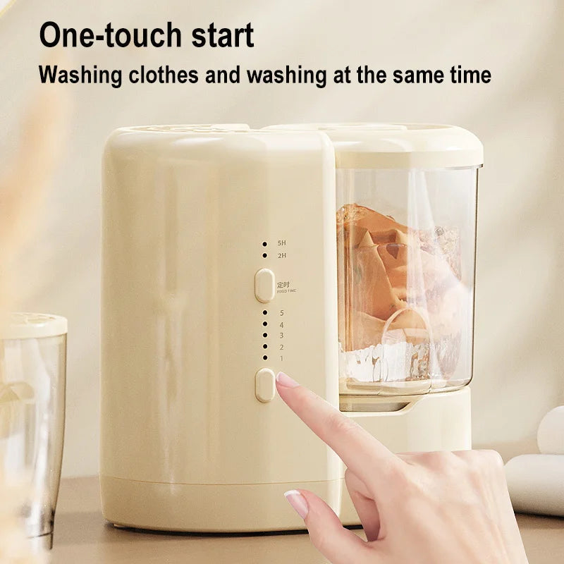 USB Electric Makeup Brush Cleaner Portable 2 In 1 Makeup Brushes Cleaner Cleaning Underwear Washing Machine Laundry Cup