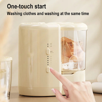 USB Electric Makeup Brush Cleaner Portable 2 In 1 Makeup Brushes Cleaner Cleaning Underwear Washing Machine Laundry Cup