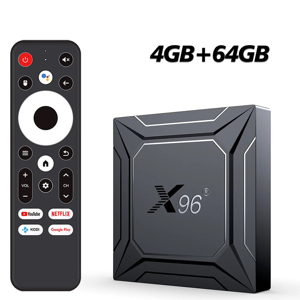 X96 M200 Android 14 Amlogic S905X5M Smart TV BOX 4GB 64GB 1000M AV1 BT TVBOX 2.4G&5G Dual Wifi 4G32G DDR4 Set Top Box