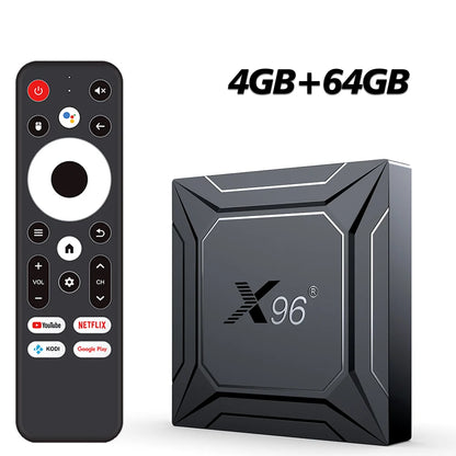 X96 M200 Android 14 Amlogic S905X5M Smart TV BOX 4GB 64GB 1000M AV1 BT TVBOX 2.4G&5G Dual Wifi 4G32G DDR4 Set Top Box