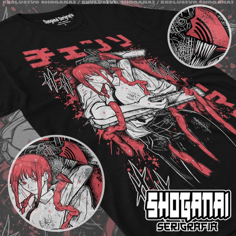 Chainsaw Man Peripherals T-shirt reze print tees Comfortable Oversized men women tops streetwear hip hop fashion Short sleeves