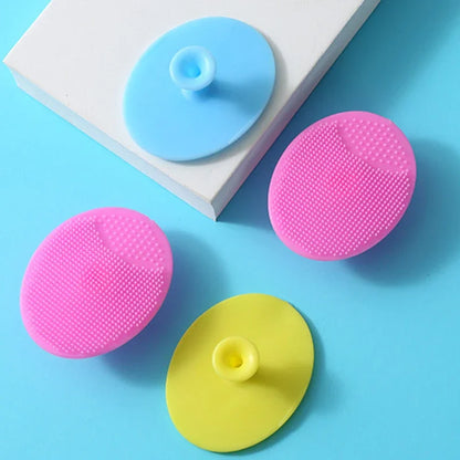 Soft Silicone Face Brush Cleanser and Massager Manual Facial Cleansing Brush Exfoliating Silicone Face Scrubber For Women Men