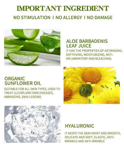 Vitamin B5 Face Serum Smooth Moisturizing Repair Dry Skin Aloe Soothe Pores Shrink Firming Hydrating Oil Control Facial Essence