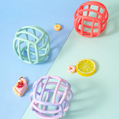 1PCS Silicone Baby Teether Ball Cute Toys For Infants Shower Gift For Kids Chewing Training Teething Toys Baby Toys