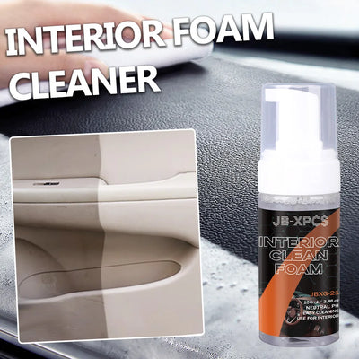Car Interior Cleaning Interior Parts Dashboard Liquid Leather Finish Steering Wheel for Home Sofa Spray Foam Cleaner