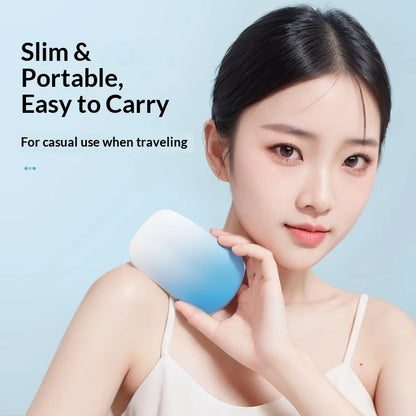 Portable Ultrasonic Contact Lens Cleaner Case with High Frequency Vibration USB Rechargeable Travel Beauty Pupil Storage Box Kit
