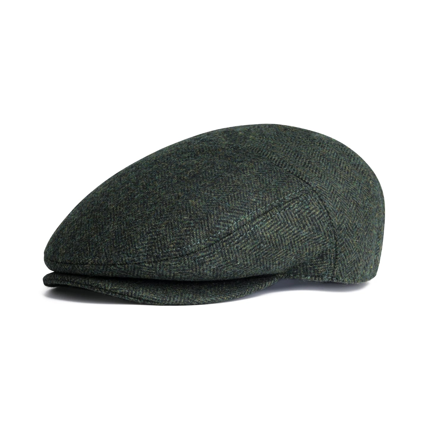JANGOUL XL/XXL Wool Tweed Newsboy Flat Cap for Men Winter Fashion Ivy Cap Gatsby Golf Hat Satin Lined