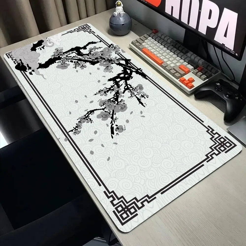 Cherry Blossom scenery mouse pad game washable rubber plus long table mat non-slip home office decorative computer accessories