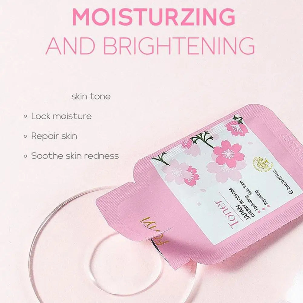 1/5/10Pcs Sakura Facial Toner Moisturizing Firming Skin Soothing Moisturizing Oil Control Hydrating Brightening Face Serum