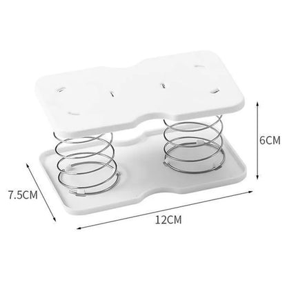 1/2pcs Tissue Box Tissue Dispenser Spring Automatic Lift Spring Loaded Tissue Box Office Home Kitchen Toilet Bracket Organizer