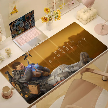 Mouse Pad Anti-fray Home Custom S S-Stranding Game Ergonomic Office Rubber Large Death Desk Mat Keyboard PC Non-slip