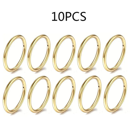 5/10Pcs 16G Nose Ring Hoop Stainless Steel Hinged Nose Rings Septum Clicker Tragus Helix Cartilage Daith Rook Earring Piercing