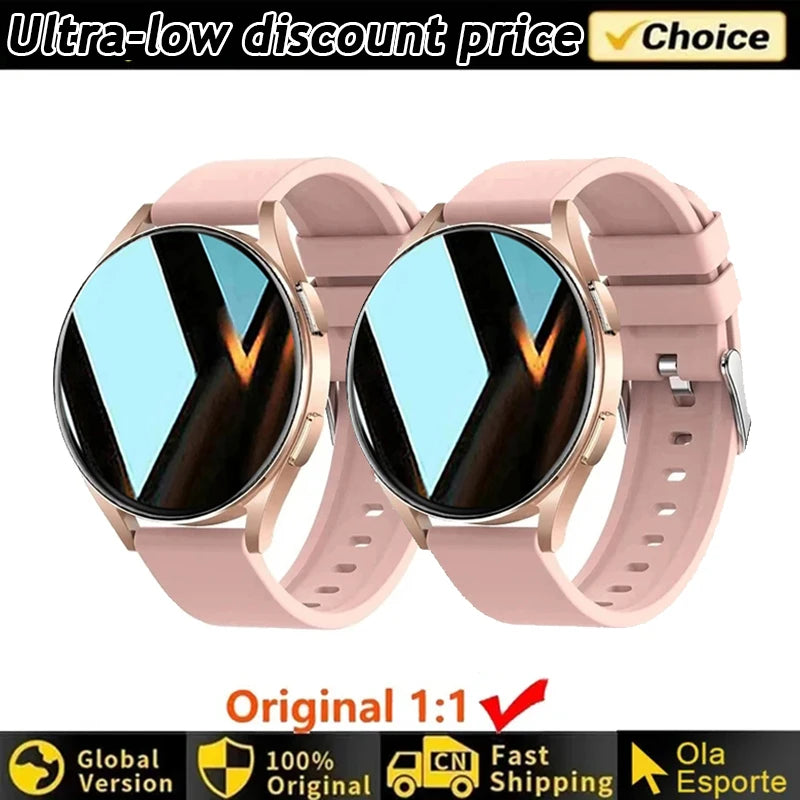 Smartwatch Women Watch 6 Health Monitoring Watch Waterproof Voice Assistant Bluetooth Call Smart Watch 2025 New Sports Watch