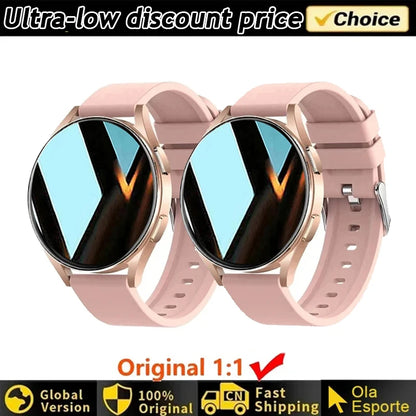 Smartwatch Women Watch 6 Health Monitoring Watch Waterproof Voice Assistant Bluetooth Call Smart Watch 2025 New Sports Watch