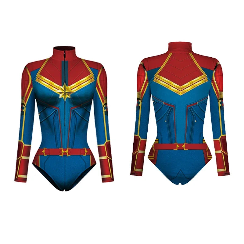 Spiderman Swimsuit for Women One-piece Swimsuits Superhero Jumpsuit The Amazing Spider-Man Cosplay Costumes T Shirts Bodysuit