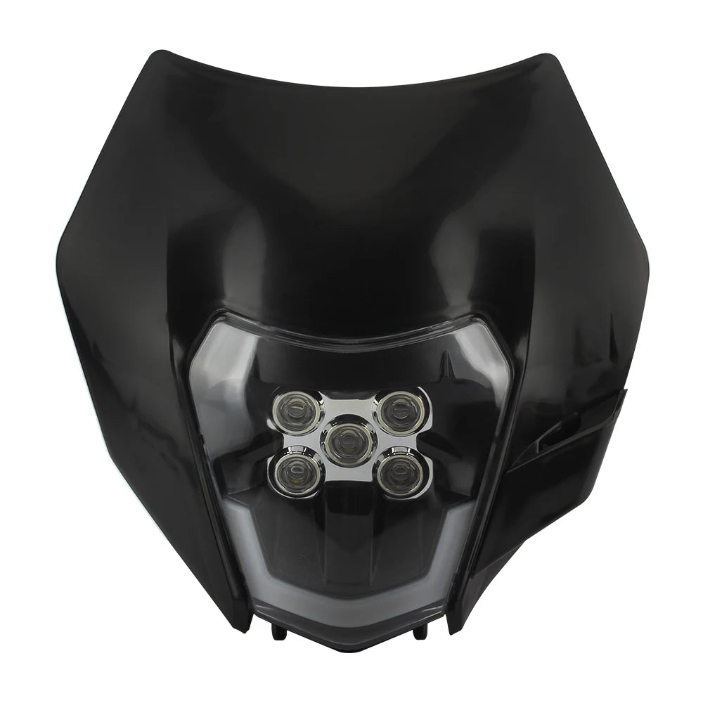 Motorcycle Headlight Plate LED Headlamp for KTM EXC EXCF SX XC 150 250 350 450 Fairing Dirt Bike Motocross Accessories Enduro