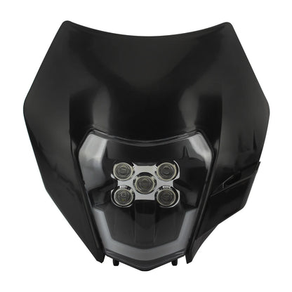 Motorcycle Headlight Plate LED Headlamp for KTM EXC EXCF SX XC 150 250 350 450 Fairing Dirt Bike Motocross Accessories Enduro