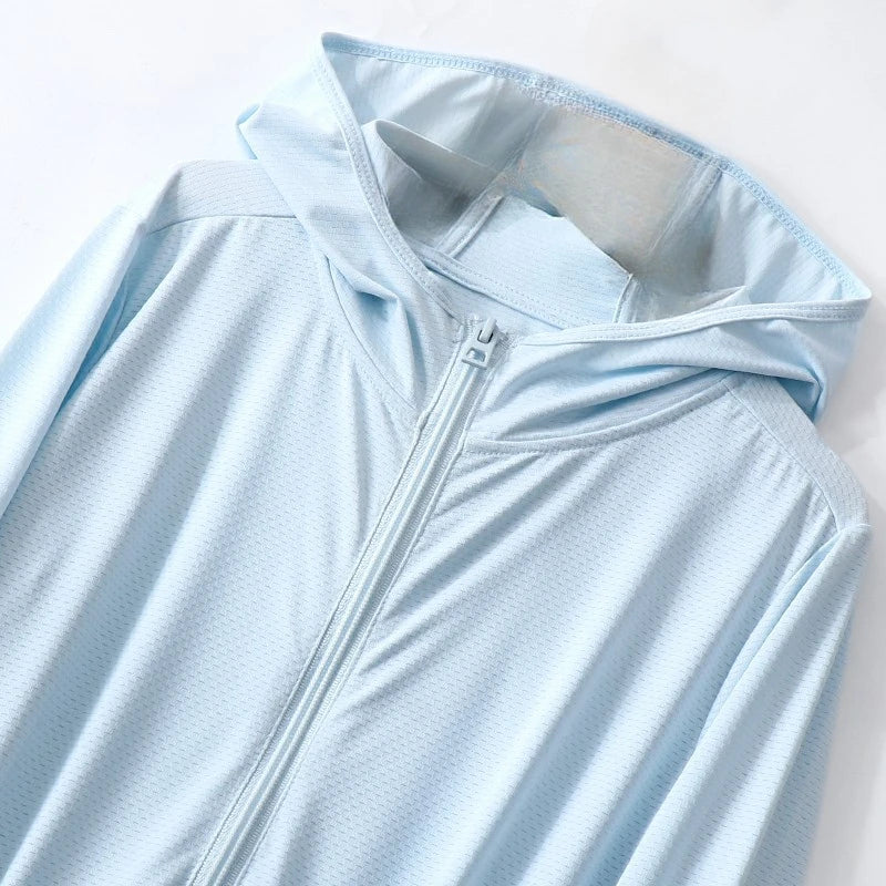 Summer Skin Clothing for Men and Women, Adult Parent-child Children Sun Protection Clothing Sunshade Clothing Outdoor