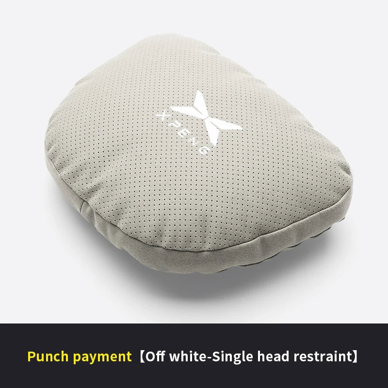 XPENG P5 P7 G3 G6 G9 X9 N5 F57 BETA Car Headrest Neck Support Seat Lumbar Cushion Breathable Soft Neck Pillow Auto Accessories