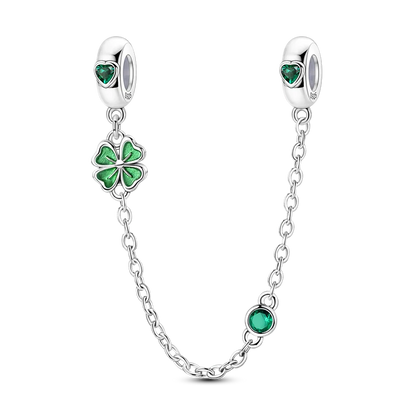 Lucky Clover Series Bead 925 Sterling Silver Original Charms Fit Pendant Charm Bracelet Dangle for Women DIY Fine Jewelry Making