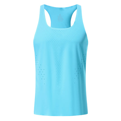 Men Women Athletics Tank Tops Track Field Running Vest Ultra Light Speed Sport Marathon Fitness Guys Sleeveless Shirts Clothing
