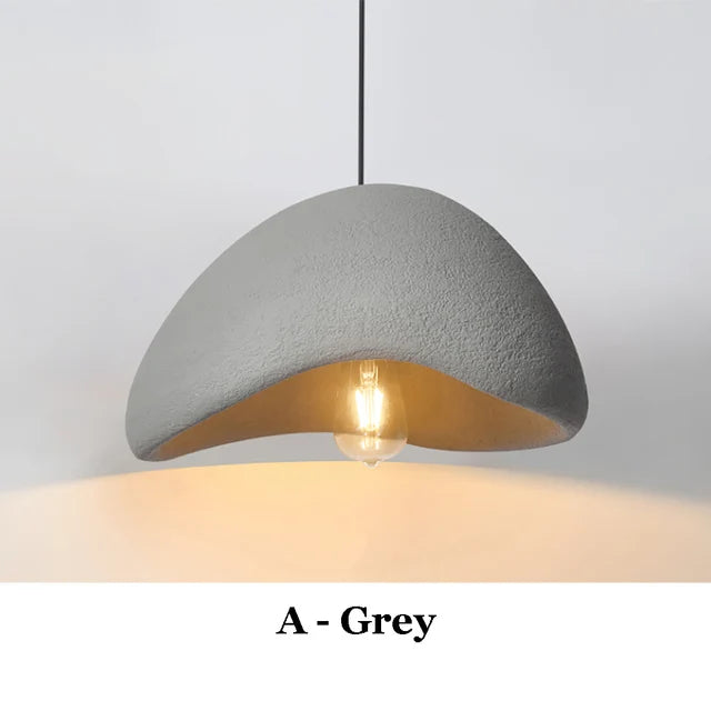Nordic Wabi Sabi pendant light Modern LED Ceiling Chandeliers Hanging Lamp for Living Room Dining Bedroom Bar Home Decor Fixture
