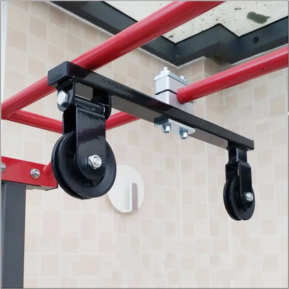 Fitness Pulley  DIY Cable Machine System For Round Metal Tube Home Pull Down Workout Accessories Gym Loading Lifting Back Pullin