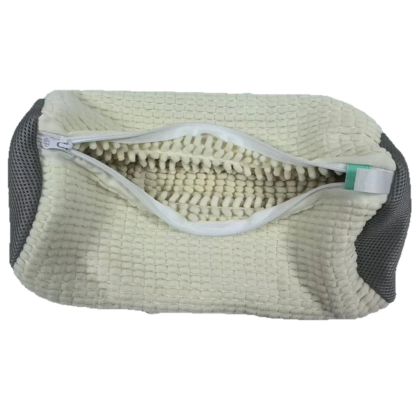 4/1PCS Chenille Shoe Laundry Bag Non-Abrasive Washing Machine Shoe Protector Bag for Sneakers Travel Storage Thickened Mesh Zipp