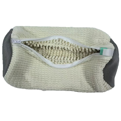 4/1PCS Chenille Shoe Laundry Bag Non-Abrasive Washing Machine Shoe Protector Bag for Sneakers Travel Storage Thickened Mesh Zipp