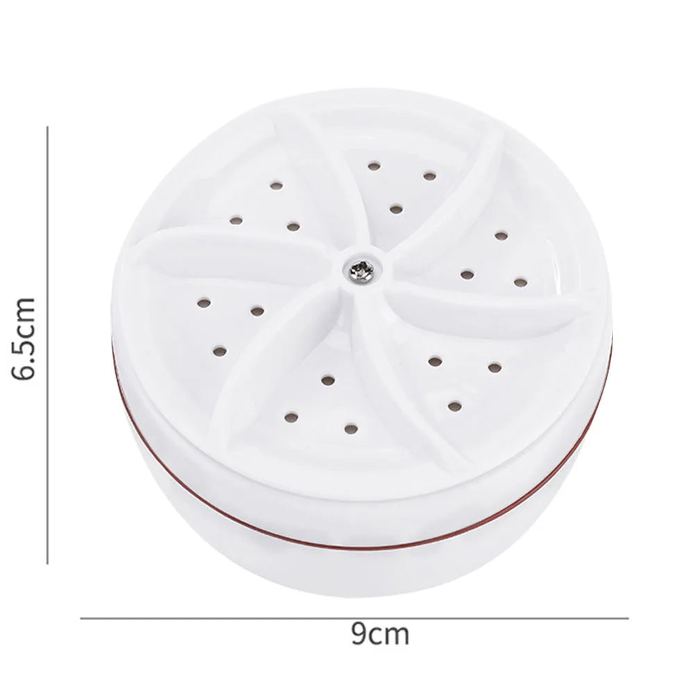 Mini Washing Turbine Laundry Wheel Bubble Turbine Rotation Washer Machine Multifunction Cleaning Low Noise for Business Trip