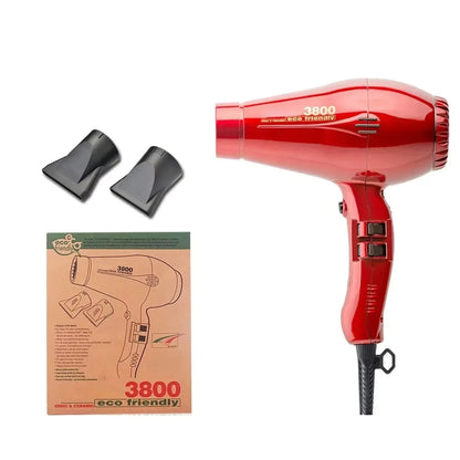 Professional 1600W Negative Ion Hair Dryer Home Appliance Ceramic Hot and Cold Wind Blow Dryer Powerful Wind 3800 Salon
