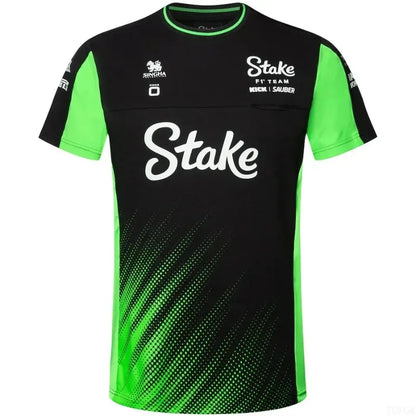 Stake 2025 Nico Hulkenberg Gabriel Bortoleto F1 Teamwear T-Shirt Men Hot Sale New Summer Women Short Sleeve Tops Shirts Children