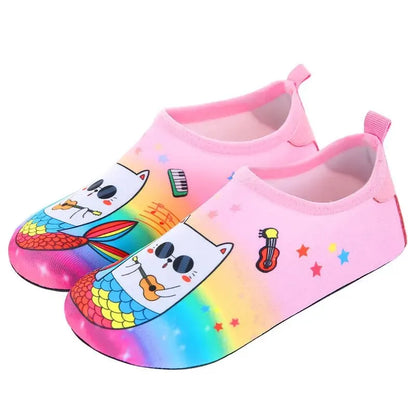 Children Outdoor Water Shoes Barefoot Quick-Dry Aqua Yoga Socks Boys Girls Animal Soft Diving Wading Shoes Beach Swimming Shoes