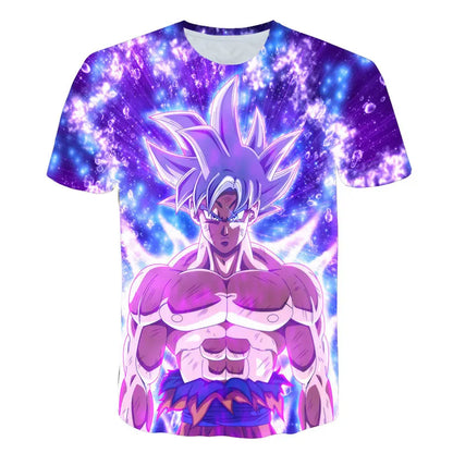 Fashion Dragon Ball Z Tshirt Set Kids Vegeta Boys Clothes Girls Mens Women T-shirt Suit Trucksuit Clothes 3d Goku Short Sleeve
