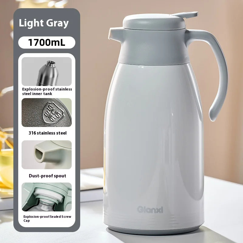 Insulated Pot Household 316 Stainless Steel Hot Pot Large Capacity Dormitory Student Warm Water Bottle Insulated Pot