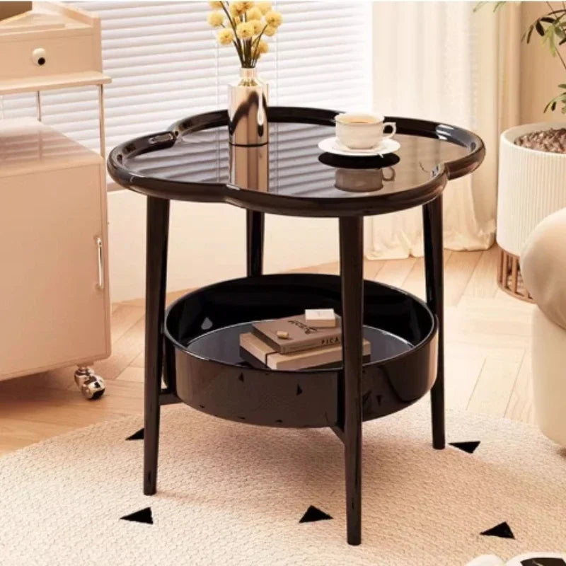 Durable coffee table bedroom side table bedside table modern simple small tea table multifunctional storage shelf small desk