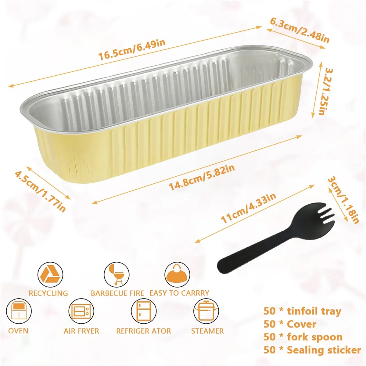 Mini Loaf Pans Rectangle Aluminum Foil Baking Pan Mini Bread Container Heat-Resistant Cake Pans Bread Containers Muffin Tins