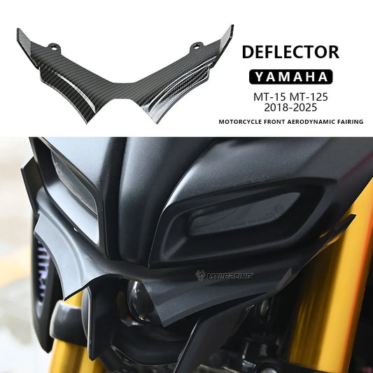 Motorcycle Fairing For YAMAHA Accessories Lower Wing Cover Protector MT-15 MT-125 Deflector Nose Cone Wing Extension Cover Cowl