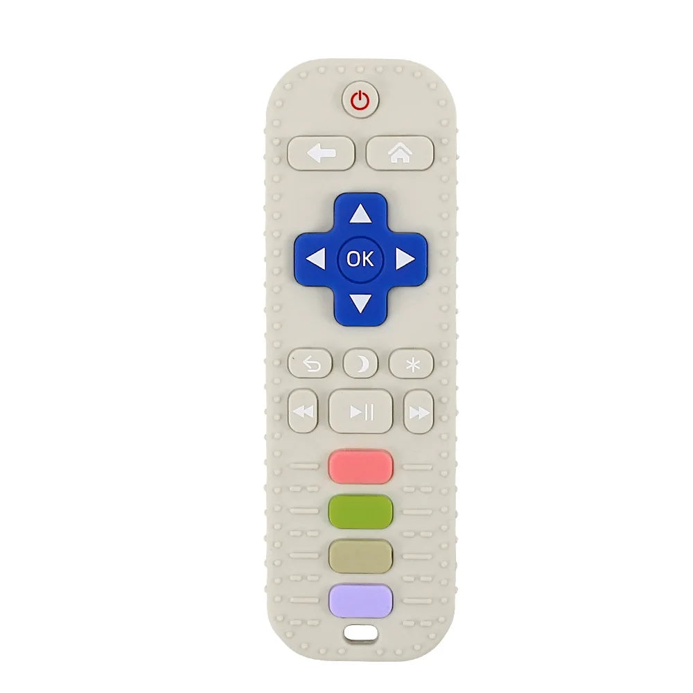 Baby Silicone Teether Toy TV Remote Control Shape Teething Chewing Toy soothing teething Pain Kids Teething Toy Baby Accessories