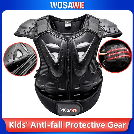WOSAWE Motorcycle Armor Adult Protection Gears Chest Back Protector Outdoor Racing Moto Motocross MTB Dirt Bike Body Armour Vest