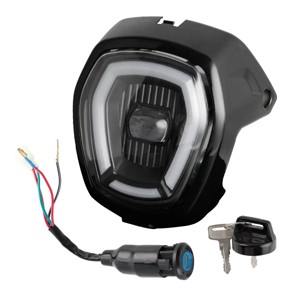Motorcycle DC 12V Headlight Assembly For Honda NAVI 2022-2023 Head Lamp Accessories  Black Fairing Front Light HeadLamp