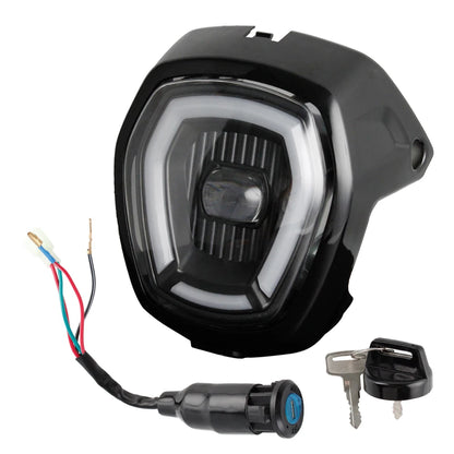 Motorcycle DC 12V Headlight Assembly For Honda NAVI 2022-2023 Head Lamp Accessories  Black Fairing Front Light HeadLamp