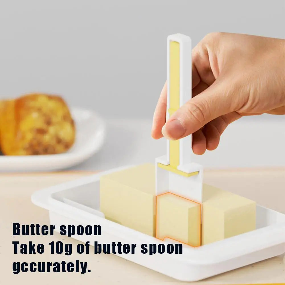 1PCS Butter Storage Box Cheese Cutter Container Lid Refrigerator Organizer Kitchen Essential Portable Food Fresh Keeper Box Tool