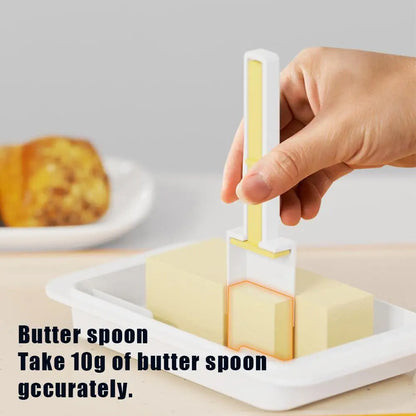 1PCS Butter Storage Box Cheese Cutter Container Lid Refrigerator Organizer Kitchen Essential Portable Food Fresh Keeper Box Tool
