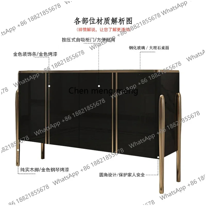 M02 Mid-century Living room cabinets display showcase dressers for bedroom Storage furniture multiuse organizer box drawers cabi
