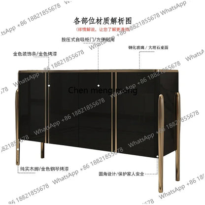 M02 Mid-century Living room cabinets display showcase dressers for bedroom Storage furniture multiuse organizer box drawers cabi